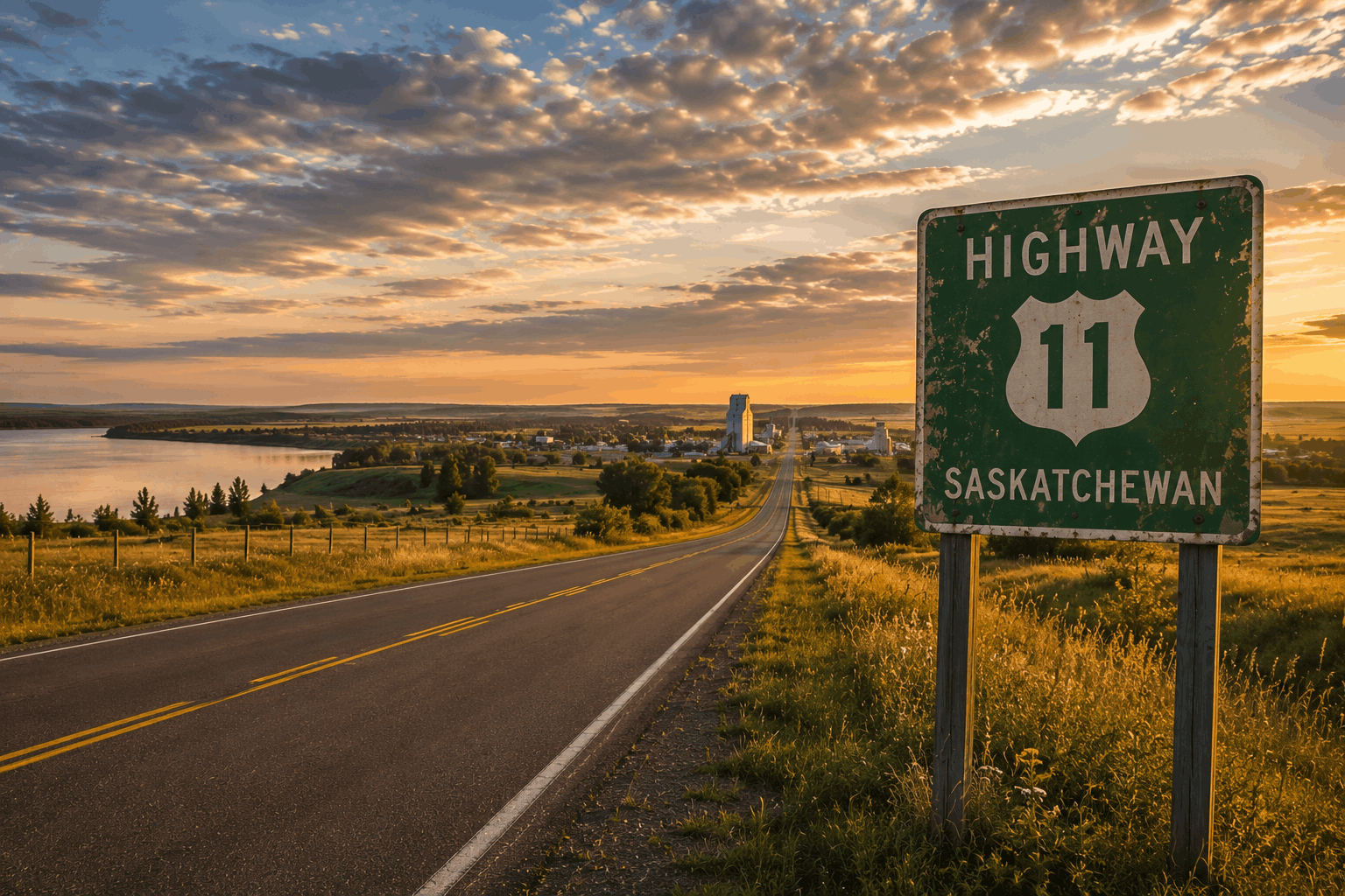 Highway 11 — Louis Riel Trail