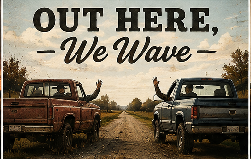 Out Here, We Wave